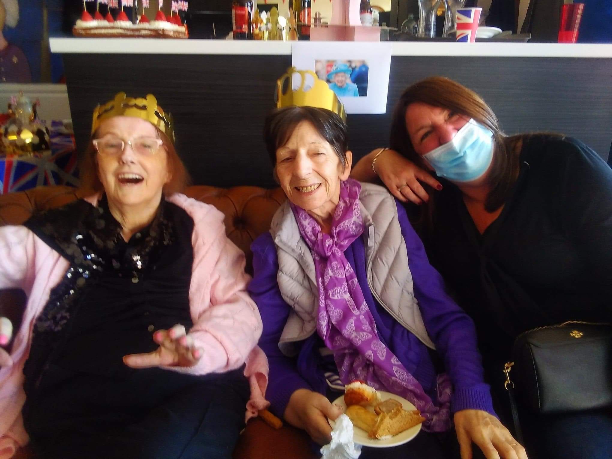 Residents Celebrating Jubilee with Loved Ones