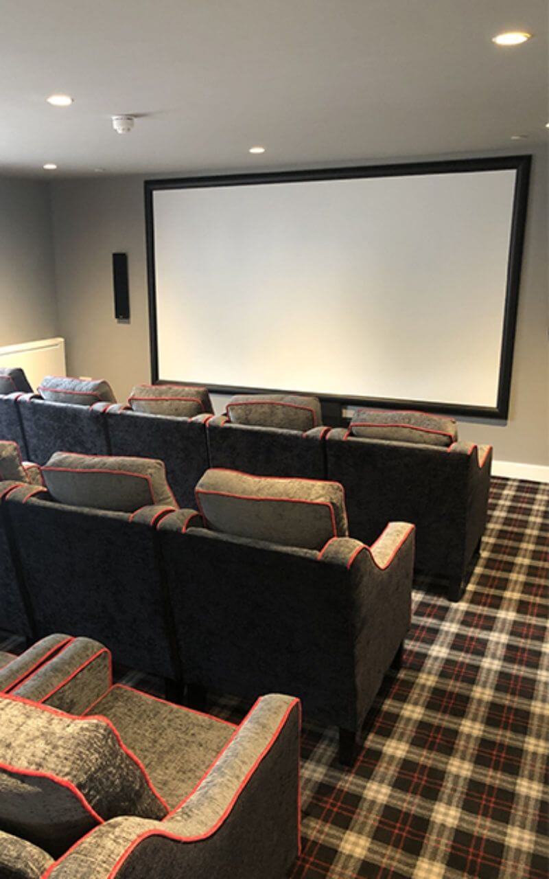 Take A Seat At Our Cinema Kingsacre Care Home Clydebank