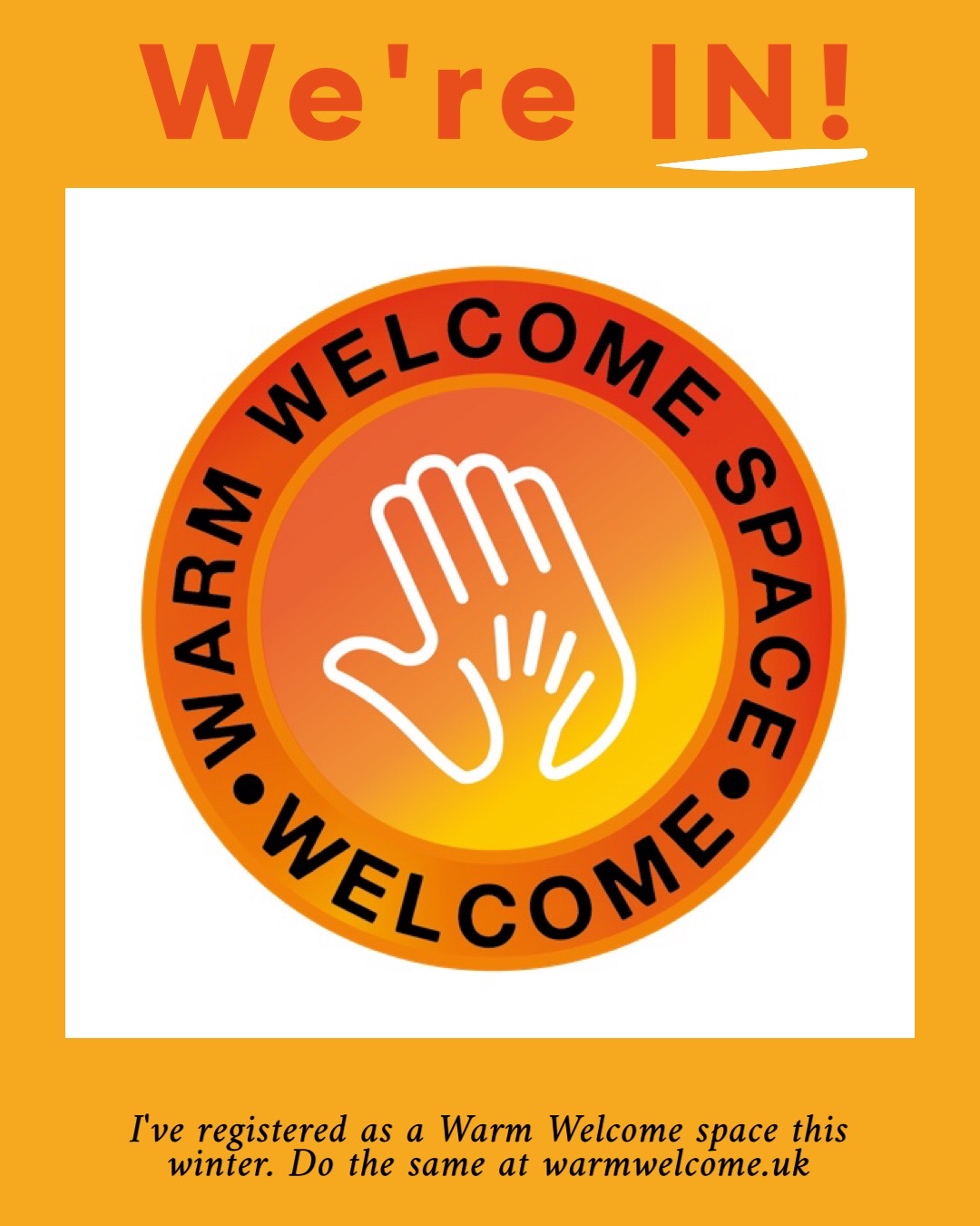 Warm Welcome Space Poster