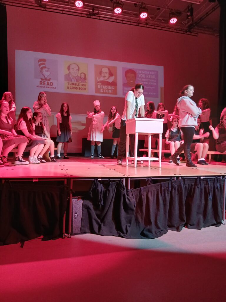residents visit a musical